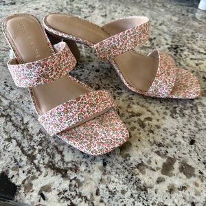 Kelly & Katie Pink Floral Heels